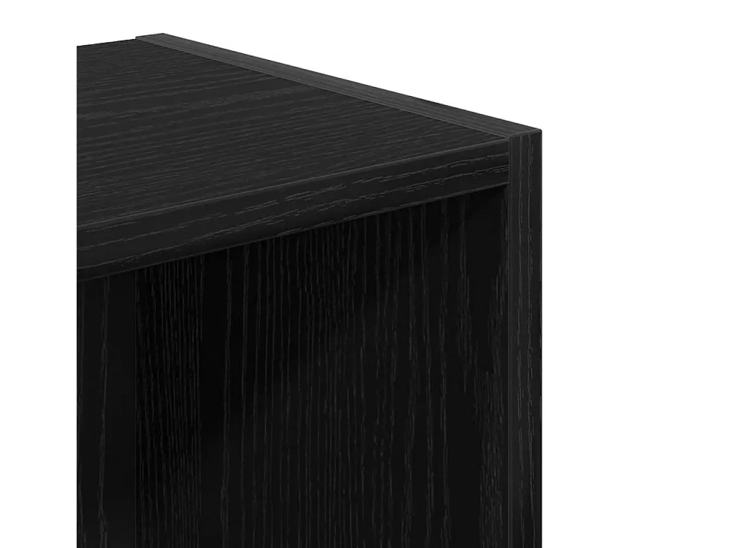 Estante 31x24x77 cm derivados de madeira carvalho preto