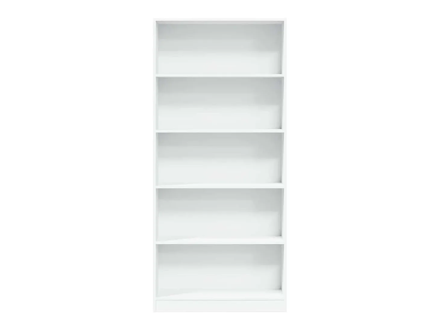 Estante 80x24x176 cm derivados de madeira branco