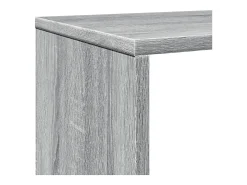 Estante 102x29x143 cm derivados de madeira cinzento sonoma