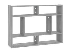 Estante 75x16x55 cm derivados de madeira cinzento sonoma PT509622