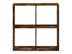 Estante 68,5x32x68,5 cm derivados de madeira carvalho fumado PT338419