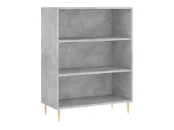 Estante 69,5x32,5x90 cm derivados de madeira cinzento cimento PT893357