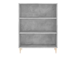Estante 69,5x32,5x90 cm derivados de madeira cinzento cimento PT893357