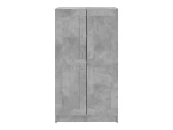 Estante 82,5x30,5x150 cm derivados de madeira cinzento cimento