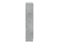 Estante 82,5x30,5x150 cm derivados de madeira cinzento cimento