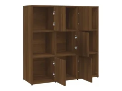 Estante 90x30x90 cm derivados de madeira carvalho castanho