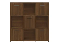 Estante 90x30x90 cm derivados de madeira carvalho castanho