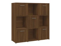 Estante 90x30x90 cm derivados de madeira carvalho castanho
