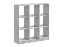 Estante 102x32x108 cm derivados de madeira cinzento cimento