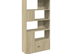 Estante 100x36x189 cm derivados de madeira carvalho sonoma PT300253