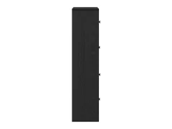 Estante 60x24x101,5 cm derivados de madeira carvalho preto