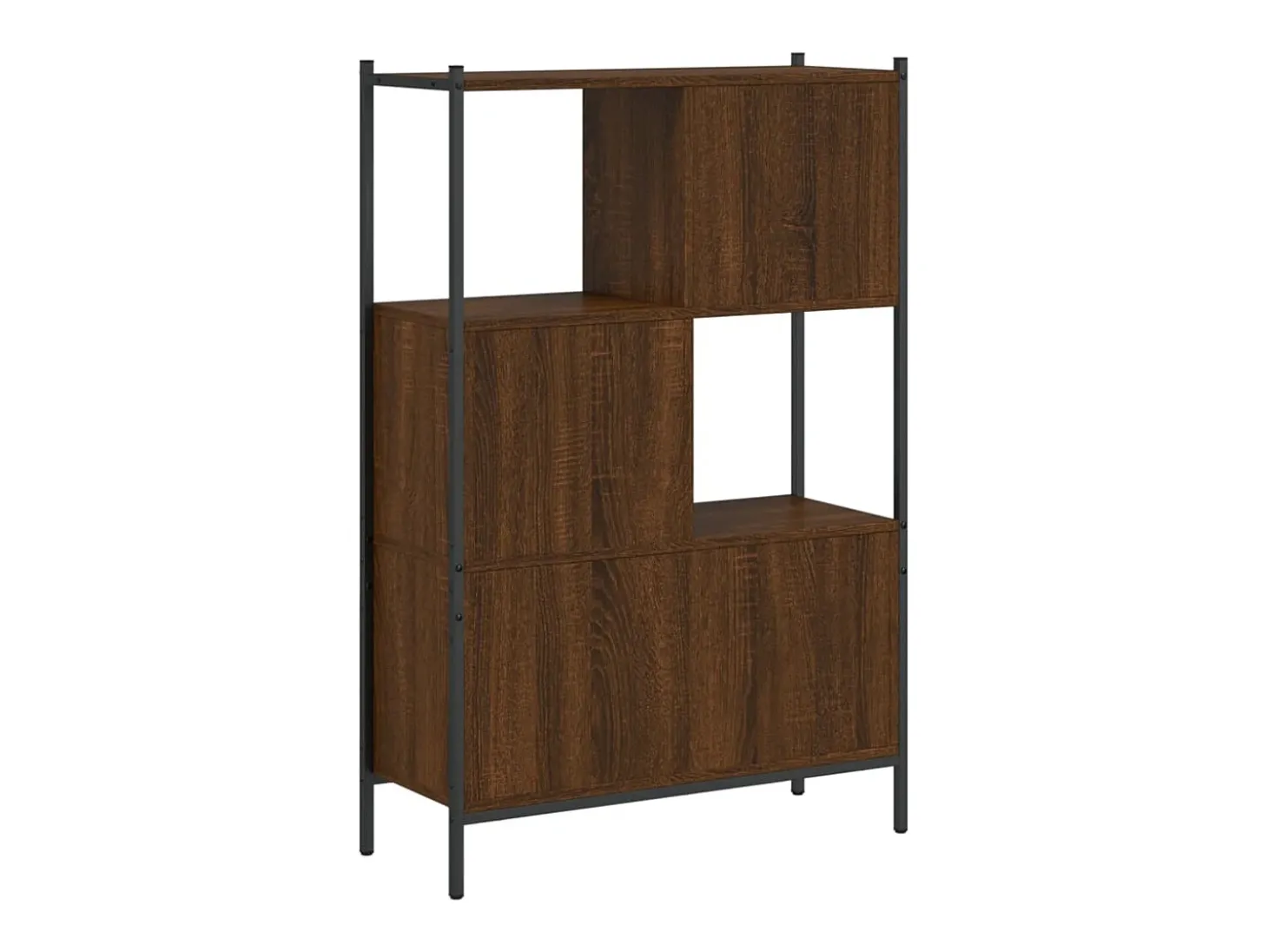 Estante 72x28x109 cm derivados de madeira carvalho castanho