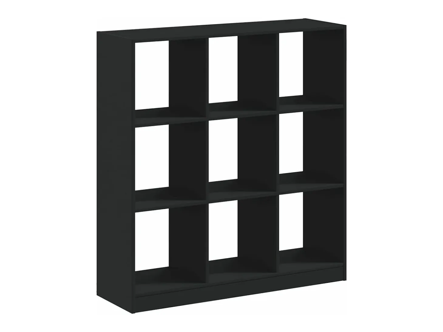 Estante 102x32x108 cm derivados de madeira preto