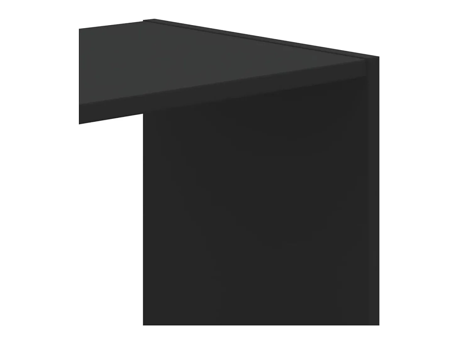 Estante 102x32x108 cm derivados de madeira preto