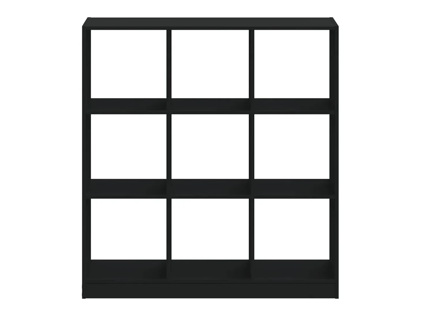 Estante 102x32x108 cm derivados de madeira preto