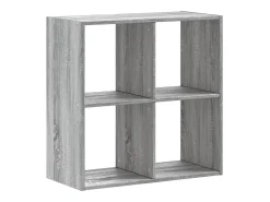 Estante 68,5x32x68,5 cm derivados de madeira cinzento sonoma PT841795