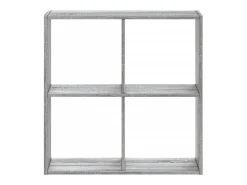 Estante 68,5x32x68,5 cm derivados de madeira cinzento sonoma PT841795