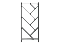 Estante 79x30x180 cm derivados de madeira e metal cinza sonoma PT283479