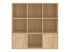 Estante 98x30x98 cm derivados de madeira carvalho sonoma