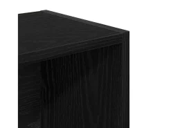 Estante 31x24x102 cm derivados de madeira carvalho preto