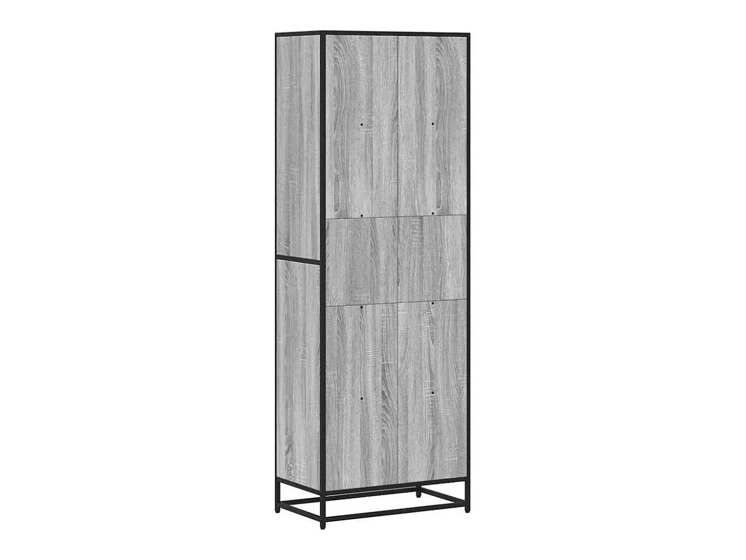 Estante 60x35x170,5 cm derivados de madeira cinzento sonoma