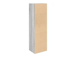 Estante 31x24x102 cm derivados de madeira cinzento sonoma
