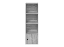 Estante 31x24x102 cm derivados de madeira cinzento sonoma