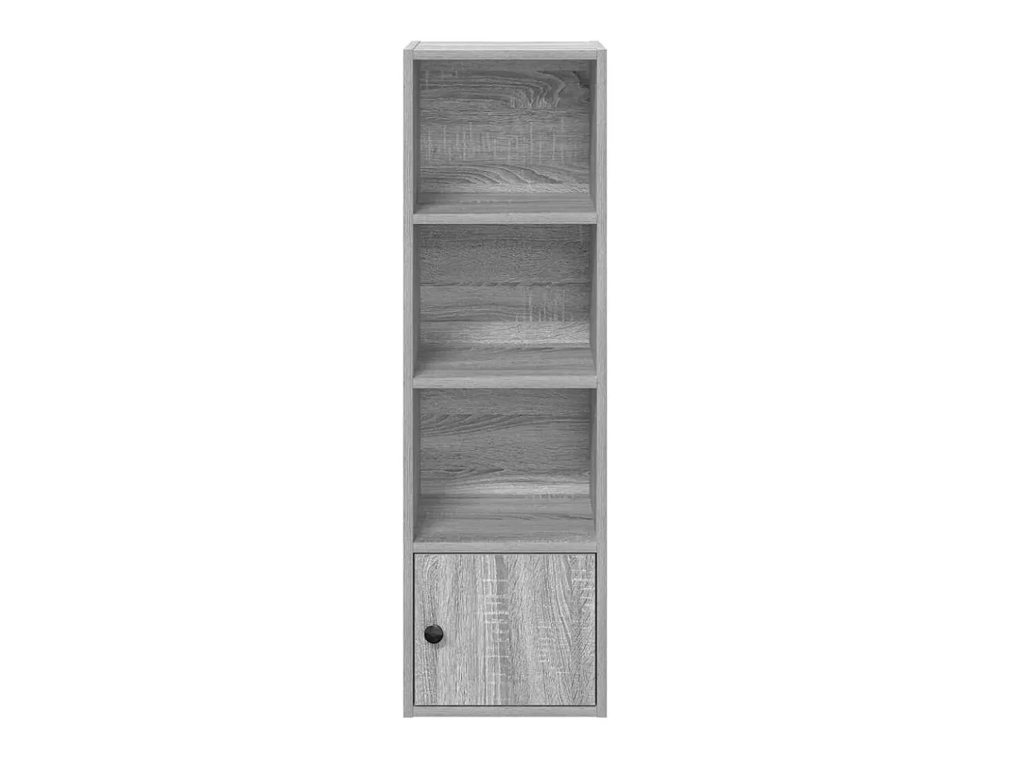 Estante 31x24x102 cm derivados de madeira cinzento sonoma