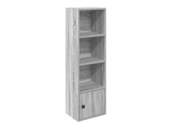 Estante 31x24x102 cm derivados de madeira cinzento sonoma