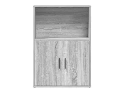 Estante 60x24x85 cm derivados de madeira cinzento sonoma