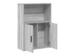 Estante 60x24x85 cm derivados de madeira cinzento sonoma