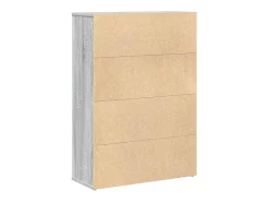 Estante 60x24x85 cm derivados de madeira cinzento sonoma