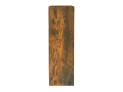 Estante 60x24x76 cm derivados de madeira carvalho fumado PT313453