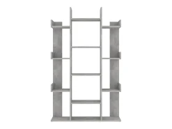 Estante 86x25,5x140 cm derivados de madeira cinzento-cimento PT807946