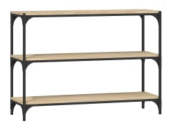 Estante 100x33x70,5 cm derivados de madeira/aço carvalho sonoma PT816429