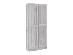 Estante 82,5x30,5x185,5 cm derivados de madeira cinzento sonoma PT302672