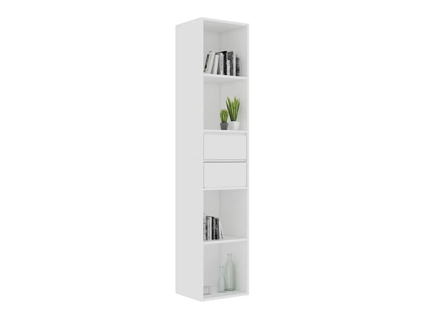 Estante 36x30x171 cm derivados de madeira branco PT592388