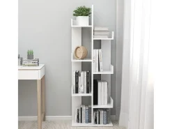 Estante 48x25,5x140 cm derivados de madeira branco PT593686