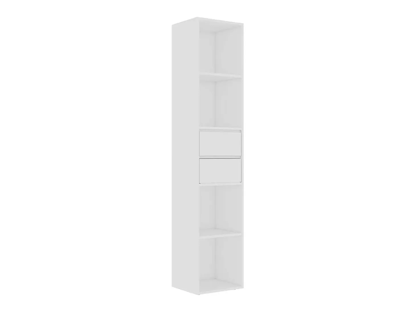 Estante 36x30x171 cm derivados de madeira branco