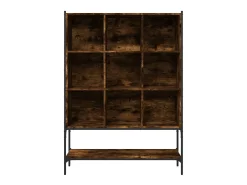 Estante 102x30x141,5 cm derivados de madeira carvalho fumado PT791536