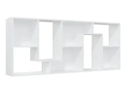 Estante 67x24x161 cm derivados de madeira branco PT350373