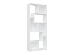 Estante 67x24x161 cm derivados de madeira branco PT350373