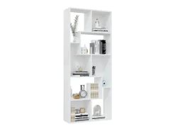 Estante 67x24x161 cm derivados de madeira branco PT350373