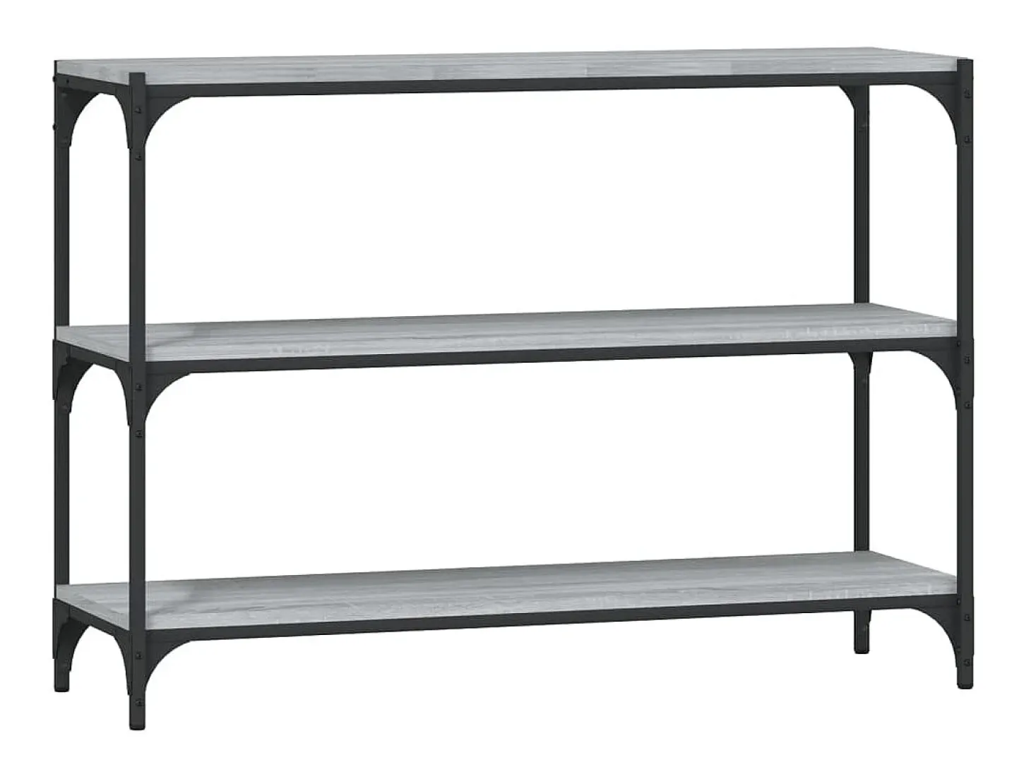 Estante 100x33x70,5 cm derivados de madeira/aço cinza sonoma PT311214