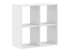 Estante 68,5x32x68,5 cm derivados de madeira branco PT356538
