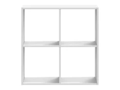 Estante 68,5x32x68,5 cm derivados de madeira branco PT356538