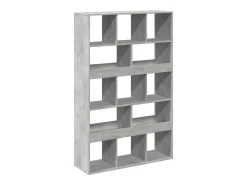 Estante 100x33x156,5 cm derivados de madeira cinzento cimento