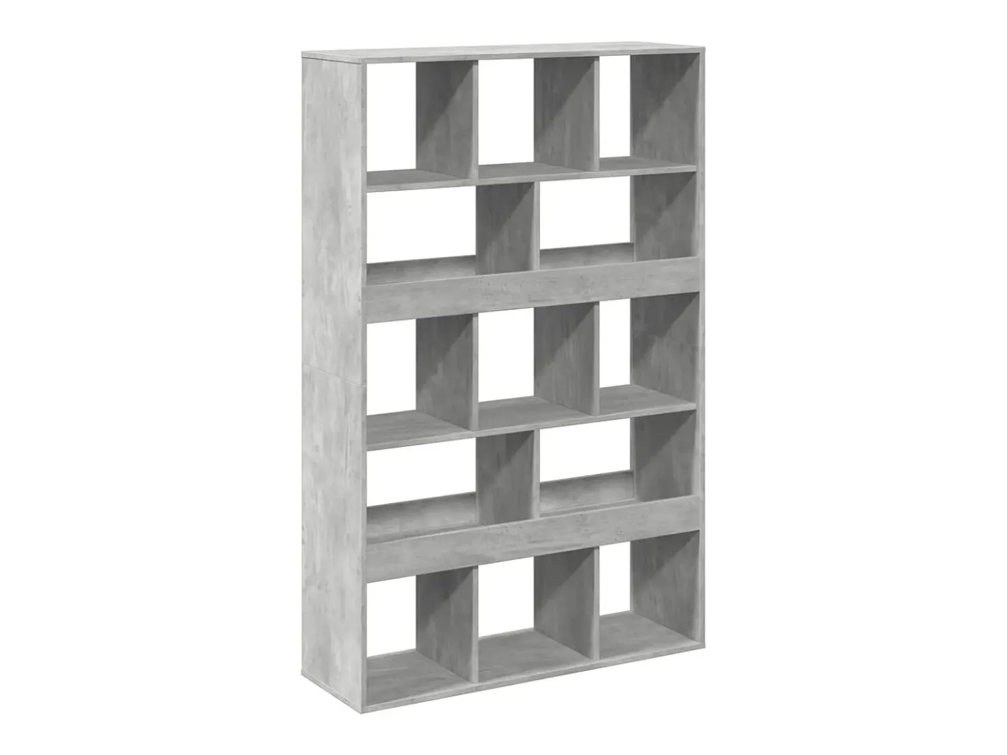 Estante 100x33x156,5 cm derivados de madeira cinzento cimento