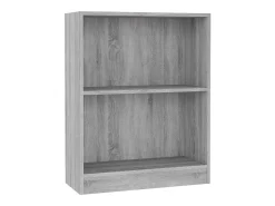 Estante 60x24x76 cm derivados de madeira cinzento sonoma PT331413