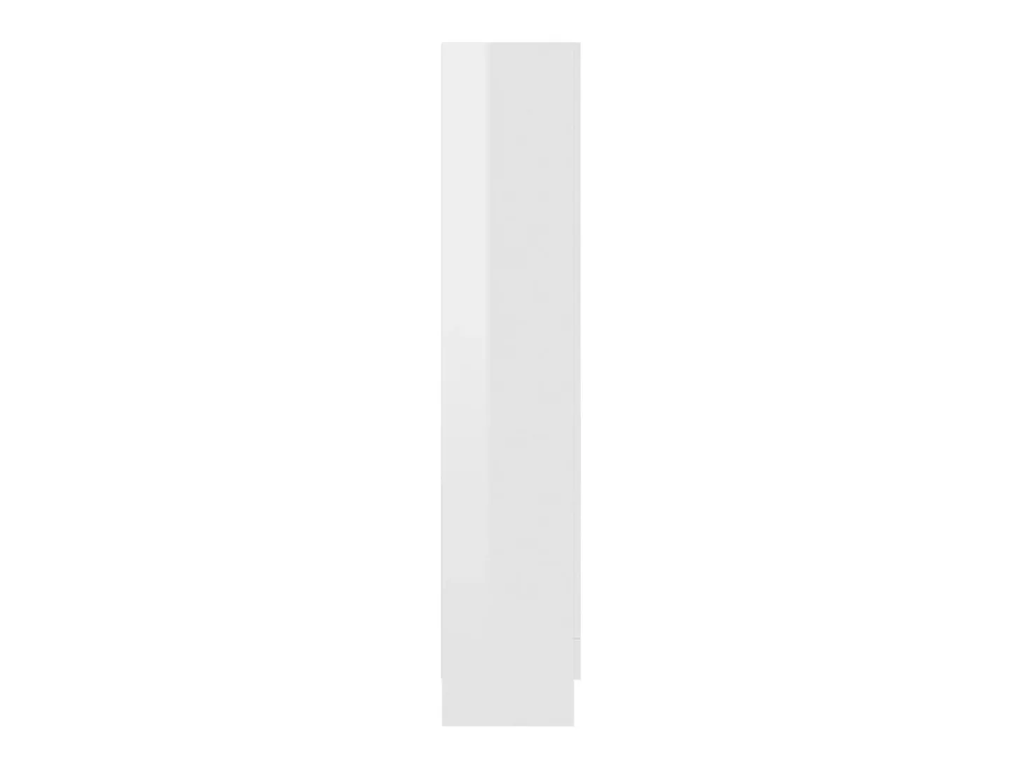 Estante 82,5x30,5x150 cm derivados de madeira branco brilhante